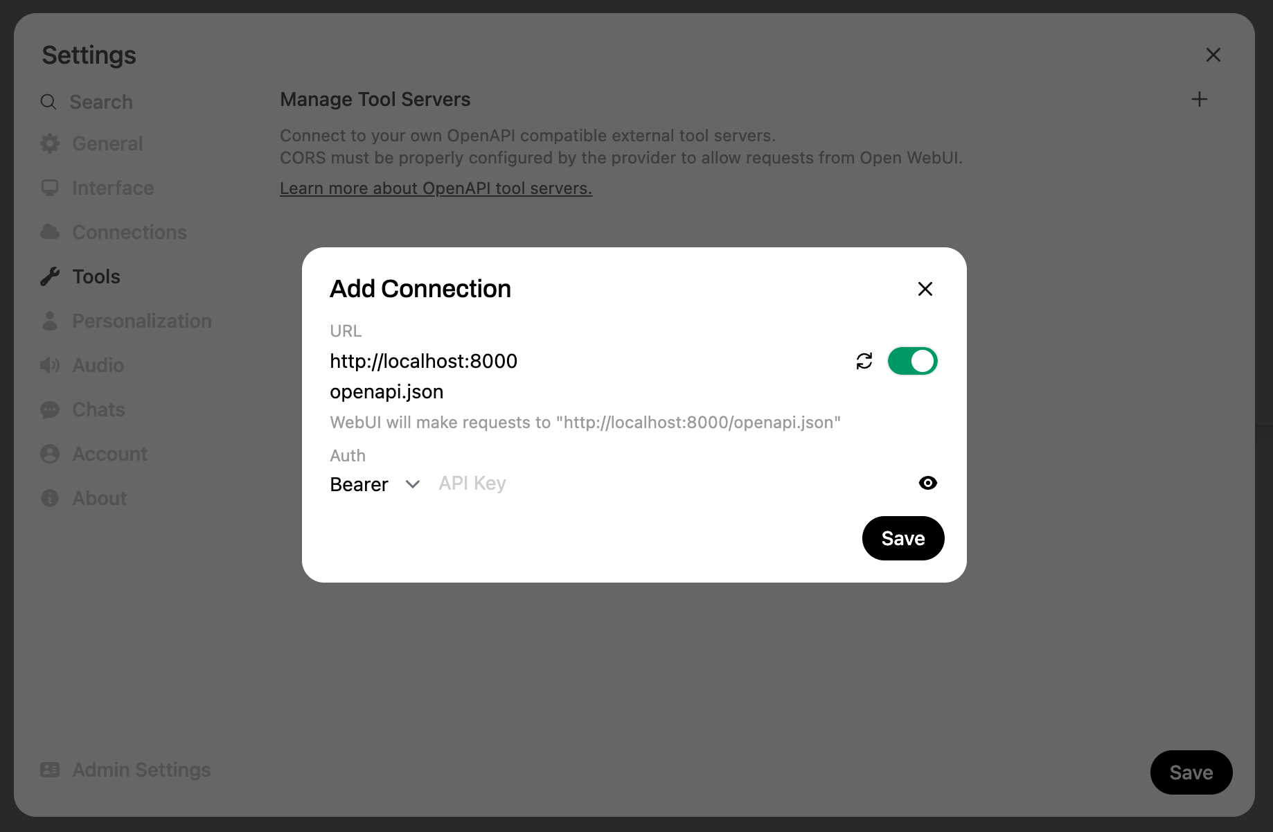 Инструмент Open WebUI