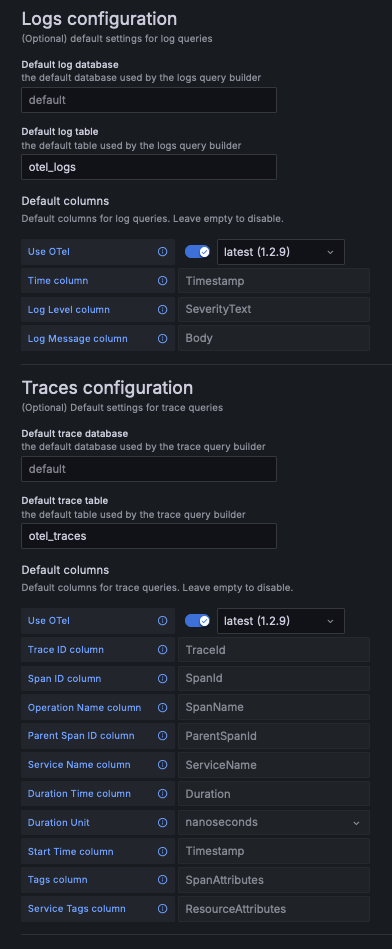Конфигурация коннектора